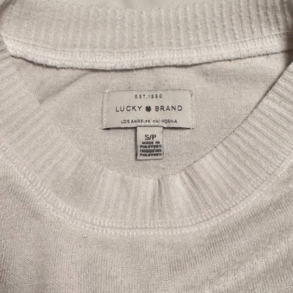 White Lucky Brand Sweater - Picture 4 of 4